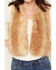 Image #3 - Shyanne Women's Faux Fur Vest, Cream, hi-res