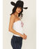 Image #2 - Blended Women's Yee B*cking Haw Tube Top, White, hi-res