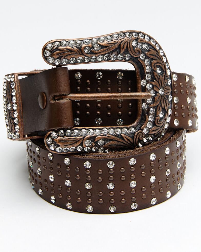 Shyanne Women's Triple Row Bling Belt - Country Outfitter