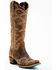 Image #1 - Boot Barn X Lane Women's Exclusive Calypso Leather Western Bridal Boots - Snip Toe, Caramel, hi-res