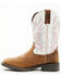 Image #3 - Shyanne Little Girls' Little Cady Boots - Broad Square Toe, Brown, hi-res