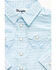 Image #2 - Wrangler Infant Boys' Geo Print Long Sleeve Snap Stretch Western Shirt, Blue, hi-res
