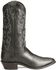 Image #2 - Justin Men's London Calfskin Western Boots - Medium Toe, Black, hi-res