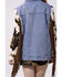 Image #3 - Azalea Wang Women's Cow Print Fringe Button-Down Denim Jacket, Multi, hi-res