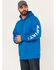 Image #2 - Ariat Men's Rebar Roughneck Pullover Hooded Sweatshirt, Blue, hi-res
