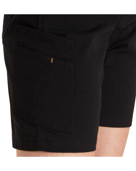 Image #4 - Ariat Women's Rebar DuraStretch Made Tough Shorts, Black, hi-res