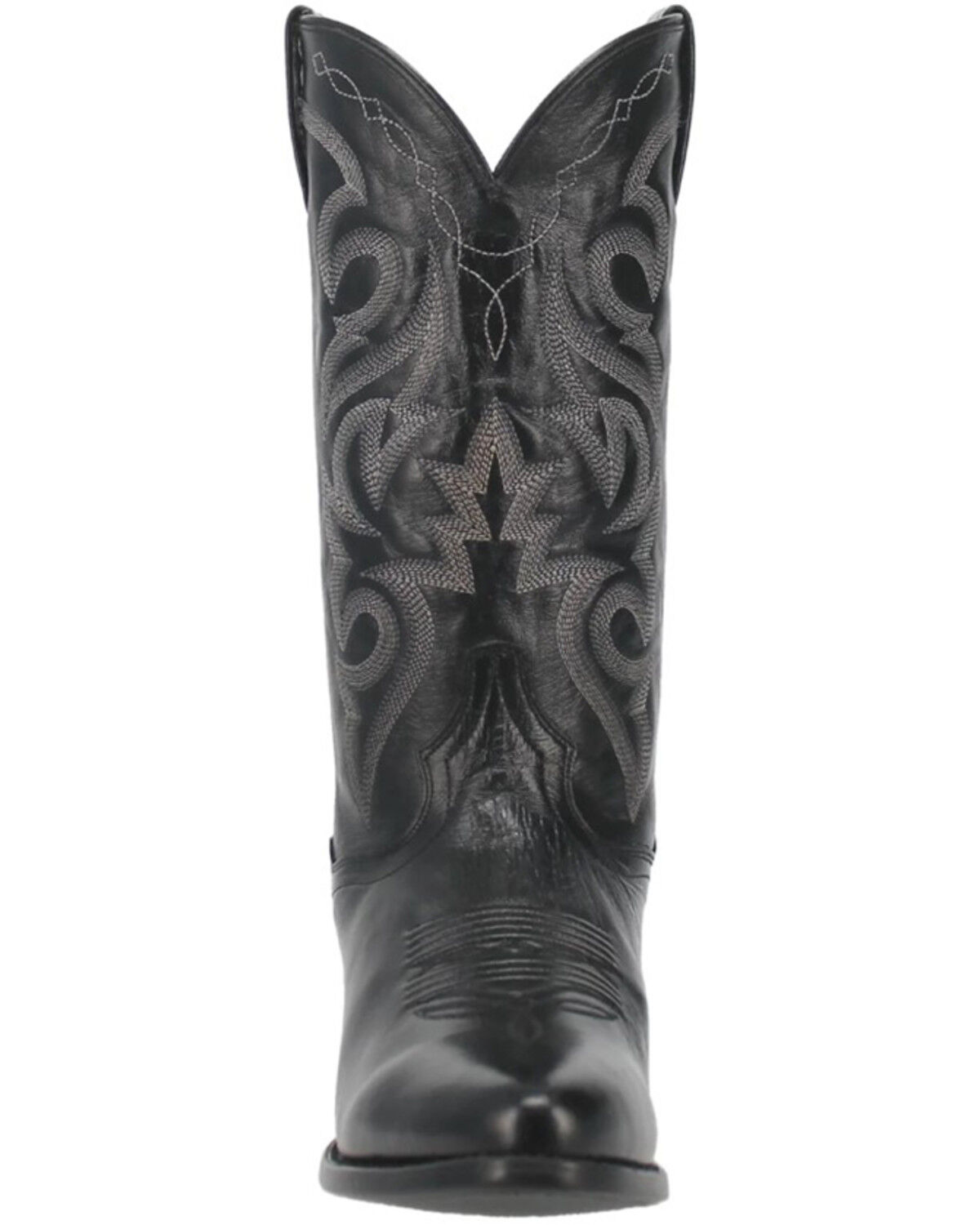 Image #4 - Dan Post Men's Mignon Western Boots - Round Toe, Black, hi-res