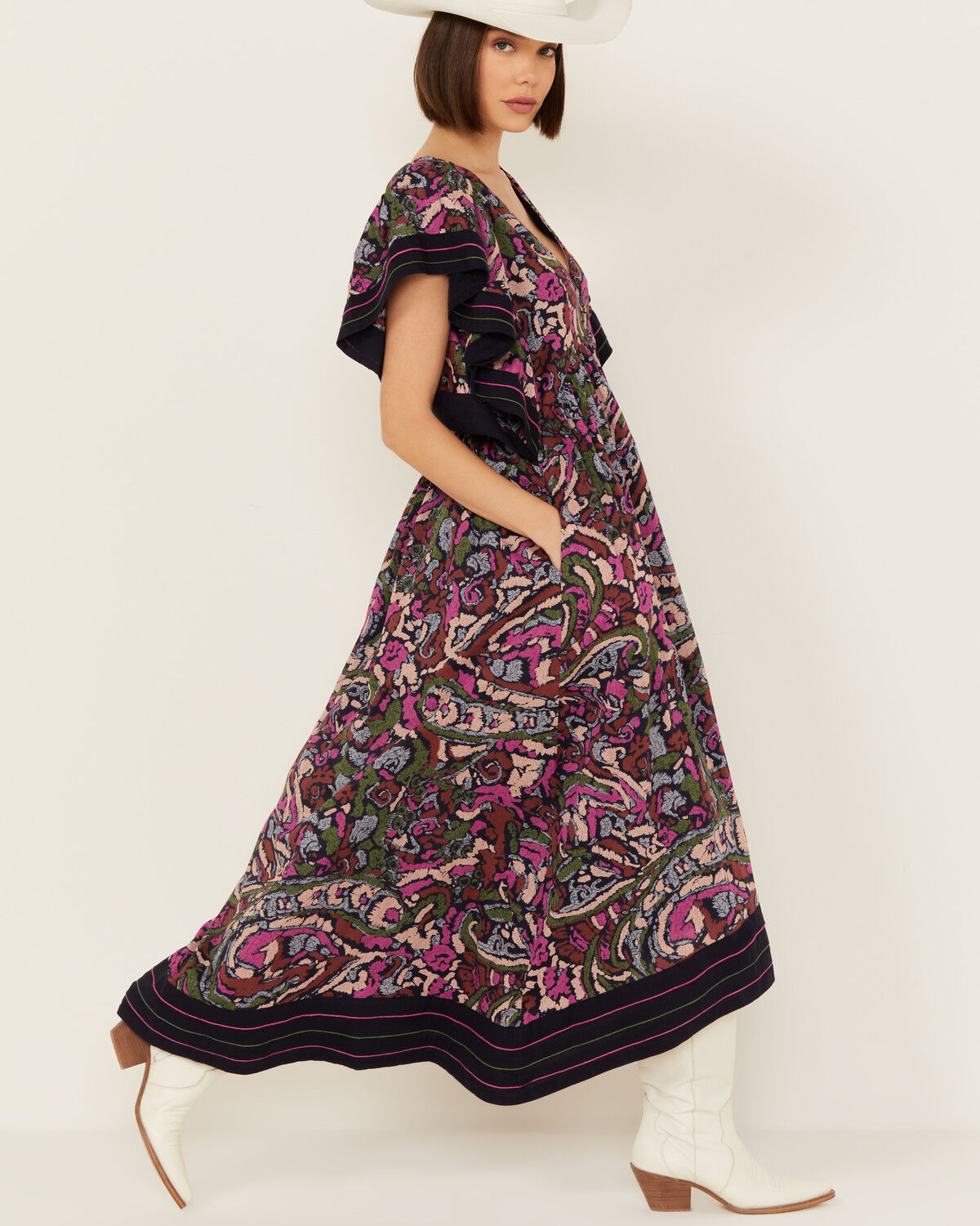 Image #3 - Cleobella Women's Carlotta Maxi Dress, Multi, hi-res