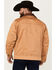 Image #4 - Resistol Men's Journey Solid Canvas Button-Down Jacket, Camel, hi-res
