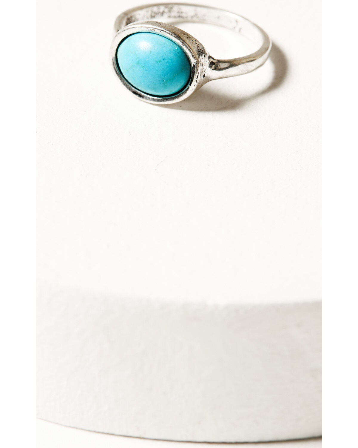 Image #3 - Shyanne Women's Cactus Turquoise Rings - 3-Piece, Silver, hi-res