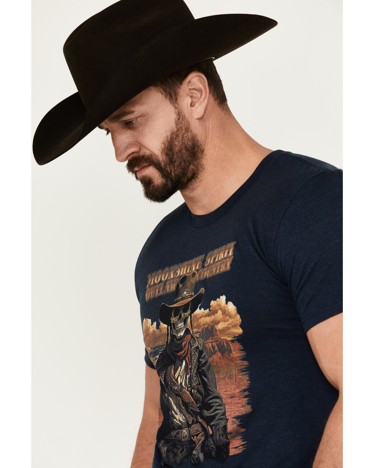 Image #2 - Moonshine Spirit Men's Mountain Short Sleeve Graphic T-Shirt, Dark Blue, hi-res