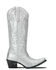 Image #2 - Lane Women's Smokeshow Tall Metallic Western Boots - Snip Toe, Silver, hi-res