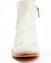 Image #4 - Shyanne Women's Carine Crackadela Floral Western Fashion Booties - Round Toe, White, hi-res