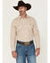 Image #1 - Cody James Men's Sierra Southwestern Striped Long Sleeve Snap Western Shirt, Cream, hi-res