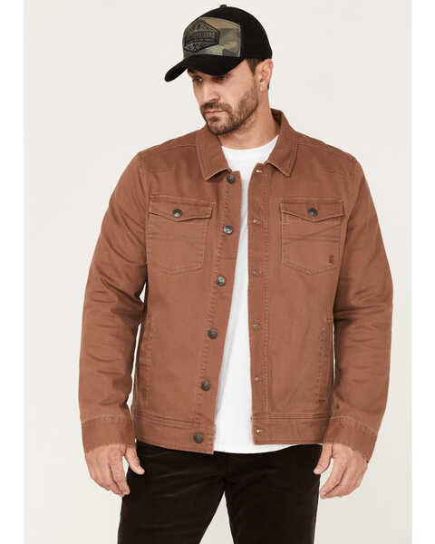 Image #2 - Brothers and Sons Men's Calvary Trucker Blanket-Lined Jacket, Camel, hi-res