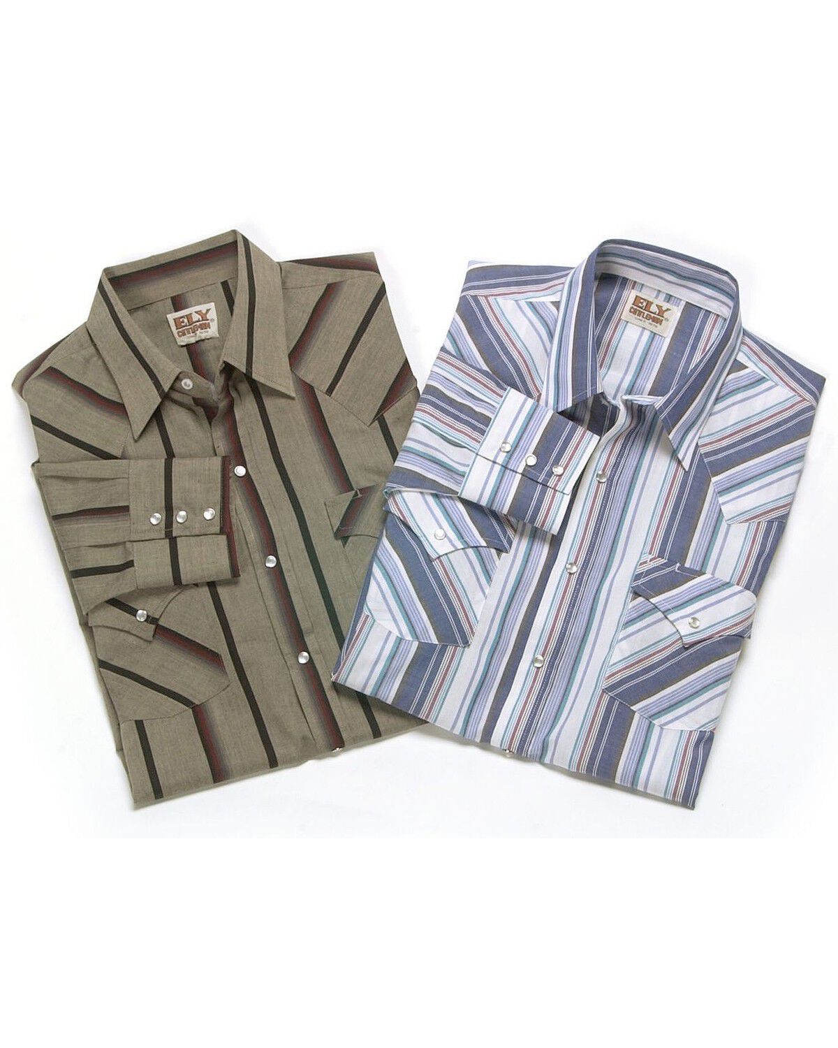 Image #1 - Ely Walker Men's Assorted Long Sleeve Western Shirt - Big & Tall, , hi-res