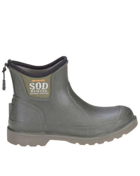 Image #2 - Dryshod Men's Sod Buster Ankle Boots - Round Toe, Grey, hi-res