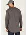 Image #4 - Hawx Men's FR Logo Long Sleeve Work T-Shirt, Charcoal, hi-res