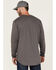Image #4 - Hawx Men's FR Logo Long Sleeve Work T-Shirt , Charcoal, hi-res