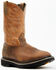 Image #1 - Cody James Men's Mustang Pull-On Waterproof Work Boots - Soft Toe, Tan, hi-res