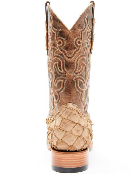 Image #5 - Cody James Men's Exotic Pirarucu Western Boots - Broad Square Toe , Tan, hi-res