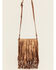 Image #3 - Idyllwind Women's Camarillo Metallic Fringe Suede Crossbody Bag, Bronze, hi-res