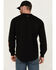 Image #4 - Hawx Men's Logo Long Sleeve Knit Work T-Shirt - Big, Black, hi-res