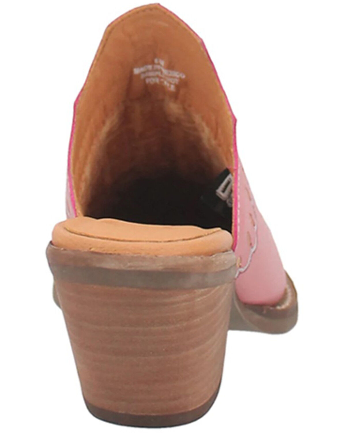 Image #5 - Laredo Women's Wildflower Mules - Snip Toe, Pink, hi-res