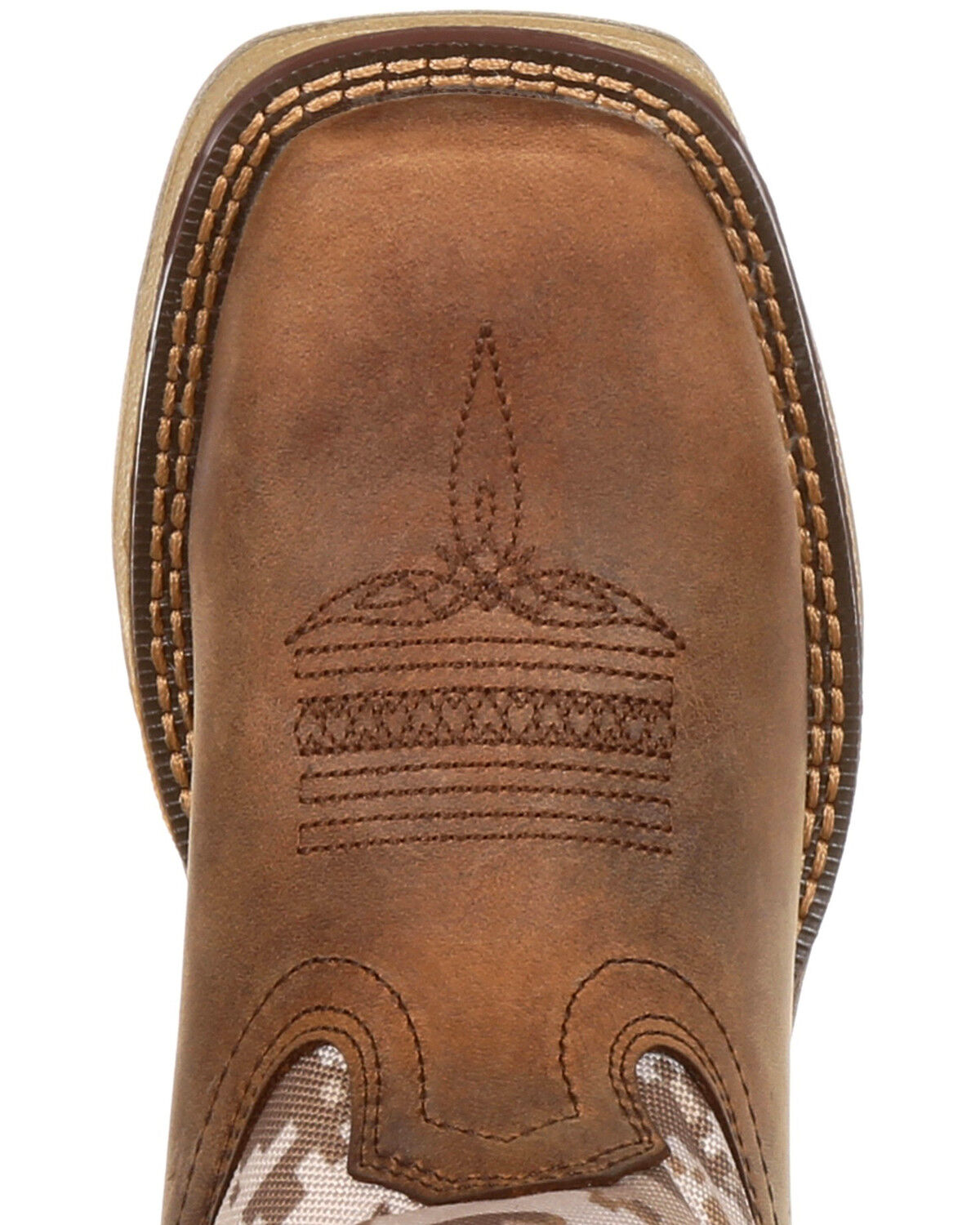 Image #6 - Durango Boys' Rebel Desert Camo Western Boots - Square Toe, , hi-res