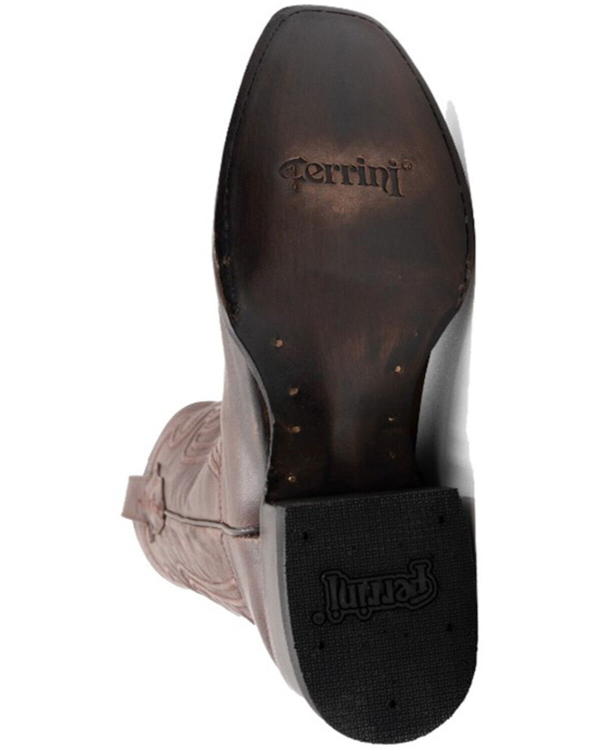 Image #7 - Ferrini Men's Wyatt Western Boots - Square Toe, Chocolate, hi-res