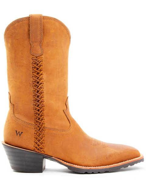 Image #2 - Wrangler Footwear Women's Classic Western Boots - Square Toe, Brown, hi-res