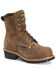 Image #1 - Carolina Men's Poplar Logger Work Boots - Composite Toe, Dark Brown, hi-res