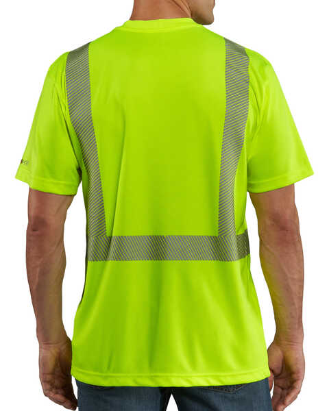 Carhartt Force High-Vis Short Sleeve Class 2 T-Shirt, Lime, hi-res