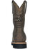 Image #5 - Hoss Men's Rushmore Wellington Western Work Boots - Broad Square Toe, Brown, hi-res