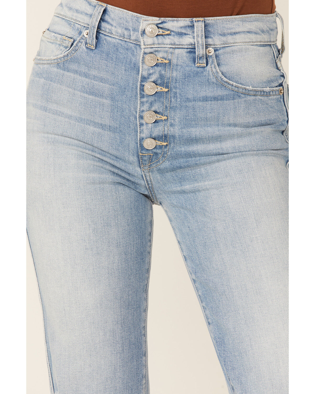 Image #2 - 7 For All Mankind Women's High Rise Crop Denim Jeans, Blue, hi-res