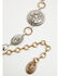 Image #3 - Shyanne Women's Two-Toned Concho Chain Belt, Silver, hi-res