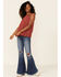 Image #2 - Moa Moa Women's Rust Copper High Neck Scallop Edge Tank Top , , hi-res