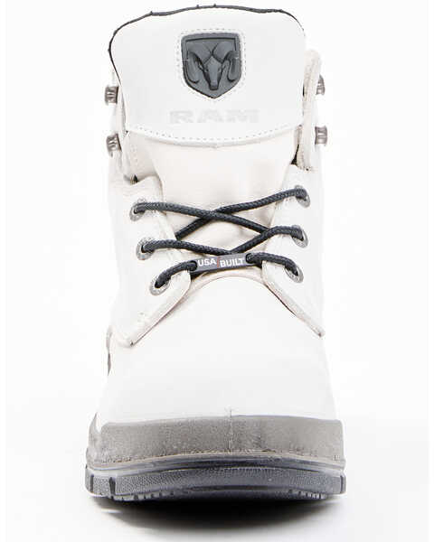 Image #4 - Wolverine x Ram Collection Men's Tradesman Work Boots - Composite Toe, White, hi-res