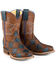 Image #1 - Tin Haul Boys' Check It Out Western Boots - Broad Square Toe, Brown, hi-res