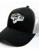 Image #2 - RANK 45® Men's Flag Shield Graphic Mesh-Back Ball Cap, Grey, hi-res
