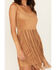 Image #3 - Idyllwind Women's Lady Luck Faux Suede Mini Dress, Tan, hi-res
