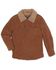 Image #1 - Urban Republic Infant Boys' Sherpa Lined Shirt Jacket, Tan, hi-res
