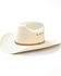Atwood Hat Co Men's 7X Natural Marfa Western Palm Straw Hat , Natural, hi-res