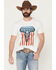 Image #1 - Cody James Men's Heritage Steer Skull Short Sleeve Graphic T-Shirt, White, hi-res