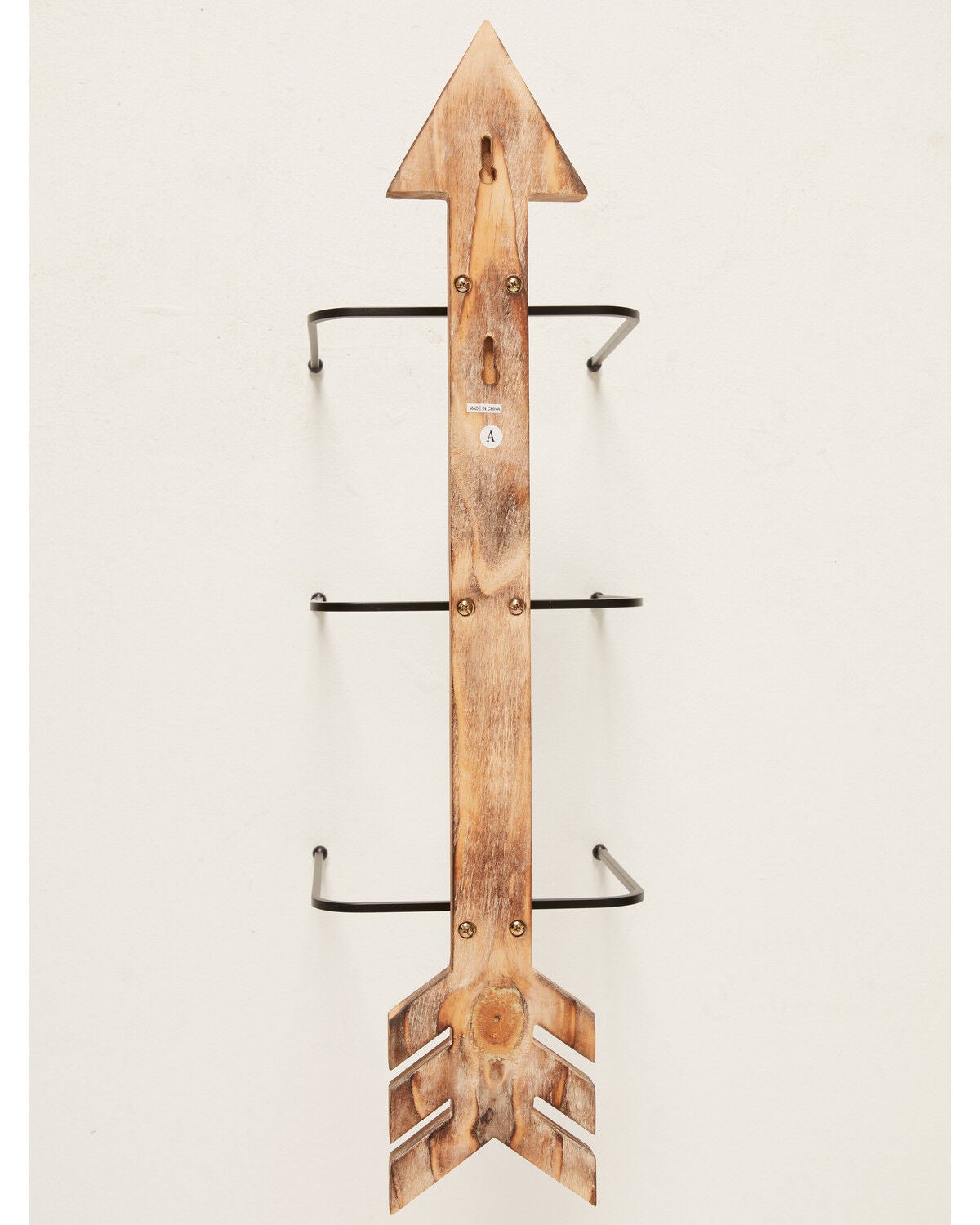 Image #4 - BB Ranch&reg; Arrow Wood And Metal Hat Rack, Brown, hi-res