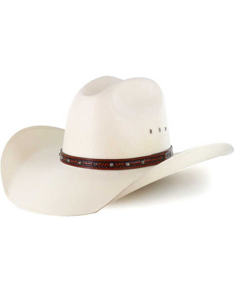 Image #1 - Larry Mahan Browning 10X Straw Cowboy Hat, Natural, hi-res