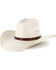 Larry Mahan Men's Browning 10X Straw Cattleman Cowboy Hat, Natural, hi-res