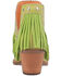 Image #5 - Dingo Women's Fine N' Dandy Leather Booties - Snip Toe, Moss Green, hi-res
