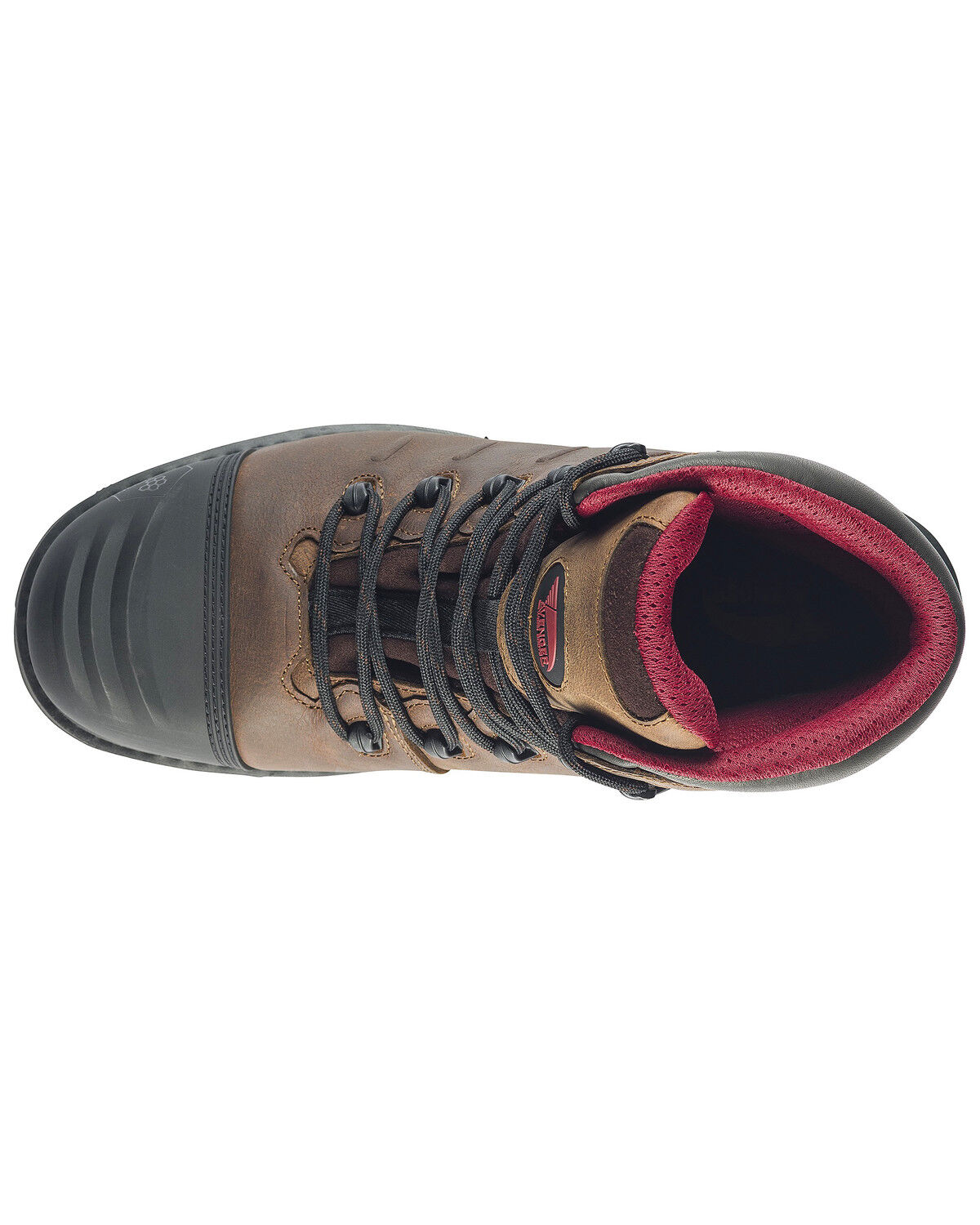 Image #5 - Avenger Men's Waterproof Work Boots - Composite Toe, Brown, hi-res