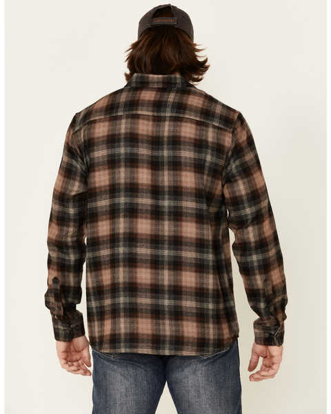 Image #4 - North River Men's Performance Large Plaid Print Long Sleeve Button Down Western Shirt , Brown, hi-res